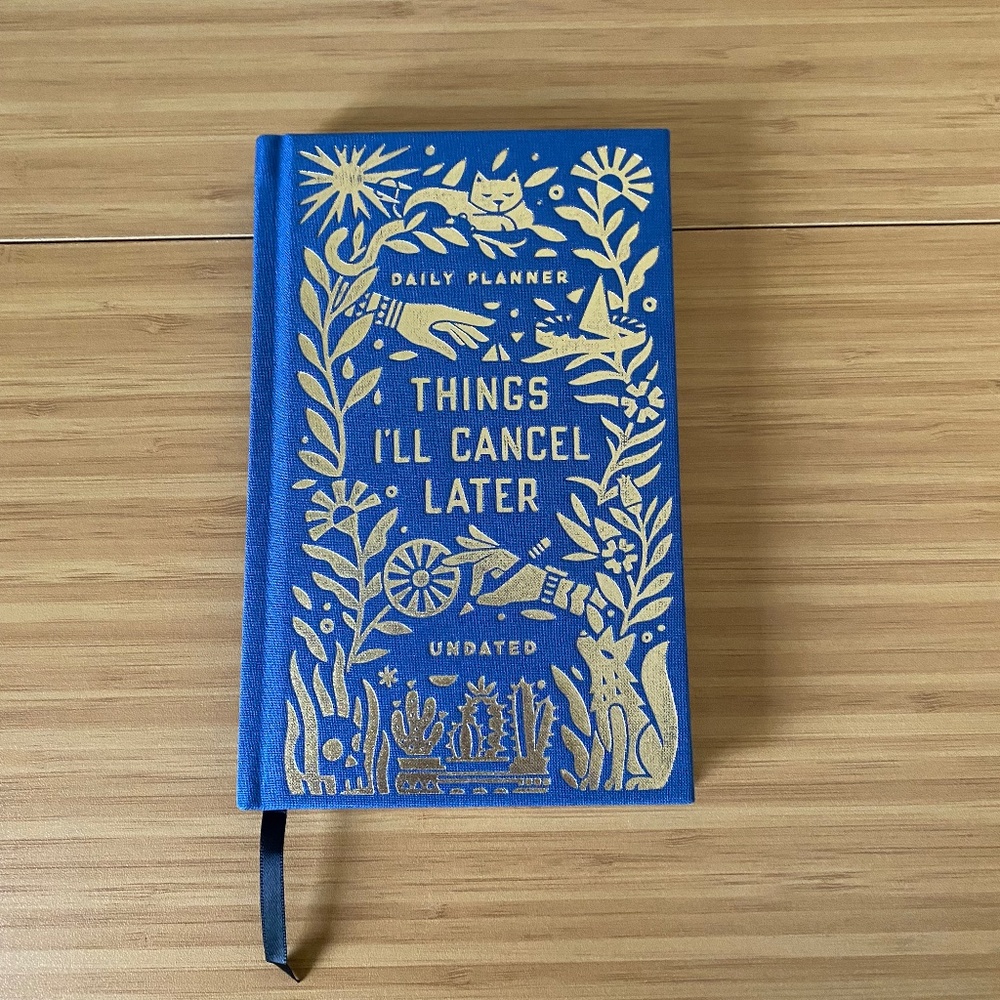 Things I'll Cancel Later Undated Mini Planner